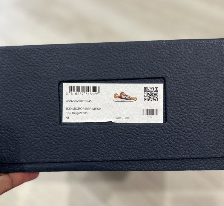 Dior B30 Sneaker Cream Orange