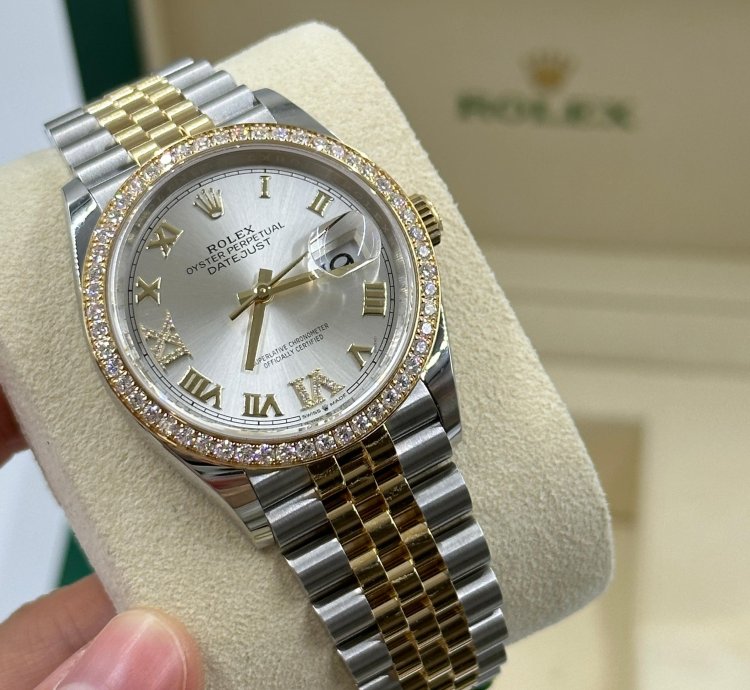 Rolex Datejust 36 126283rbr Silver Roman Jubilee