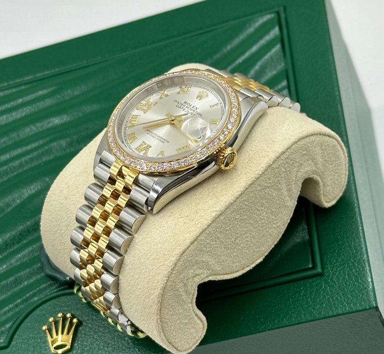 Rolex Datejust 36 126283rbr Silver Roman Jubilee