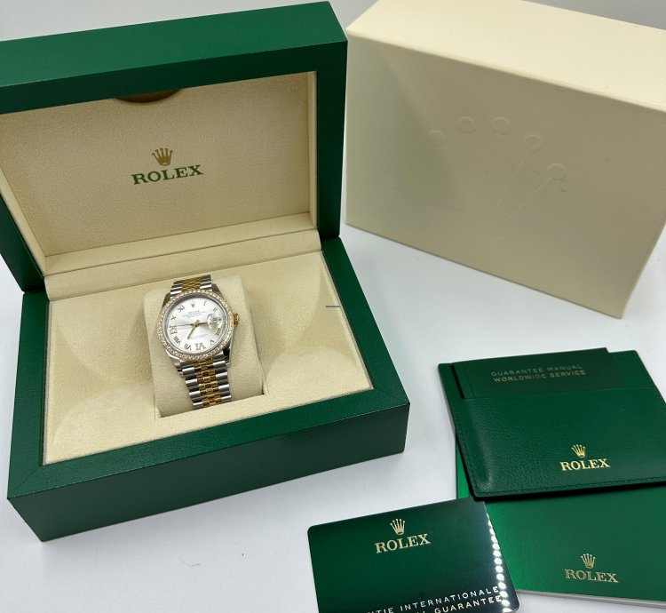 Rolex Datejust 36 126283rbr Silver Roman Jubilee