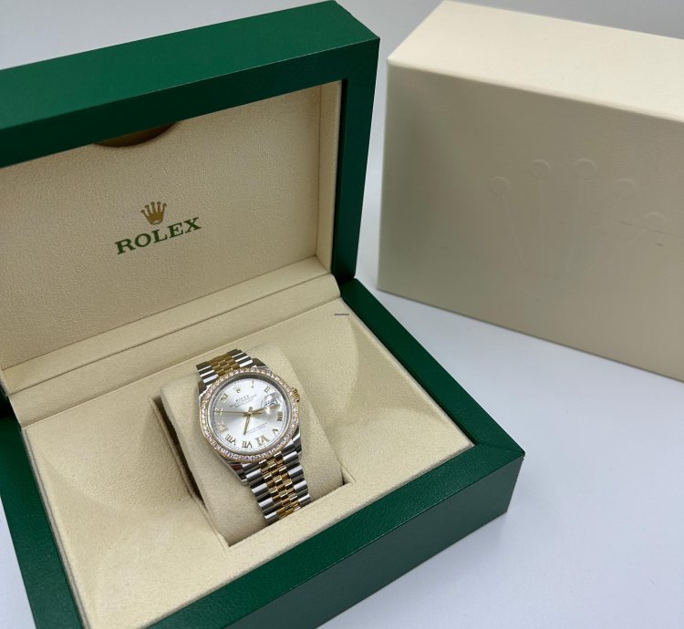 Rolex Datejust 36 126283rbr Silver Roman Jubilee