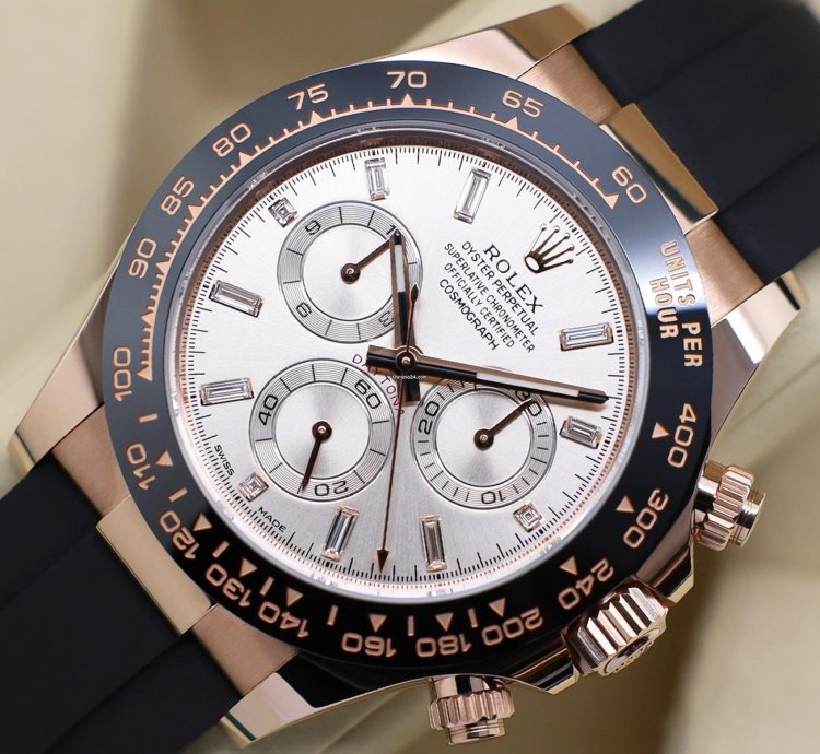 Rolex Daytona 116515ln Sundust Baguette Neu 2023 Full Set