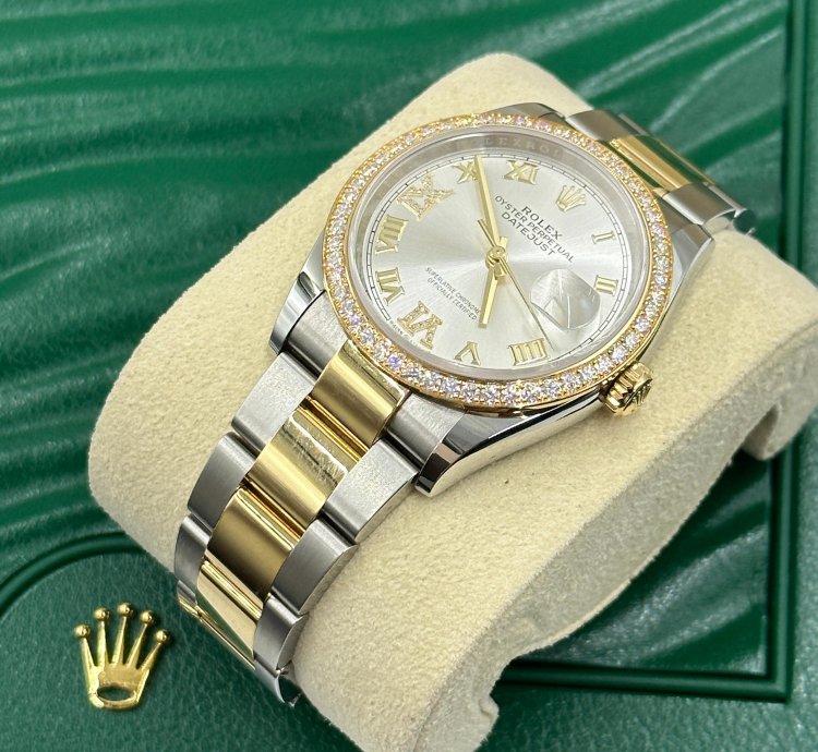 Rolex Datejust 36 126283rbr Silver Roman Oyster