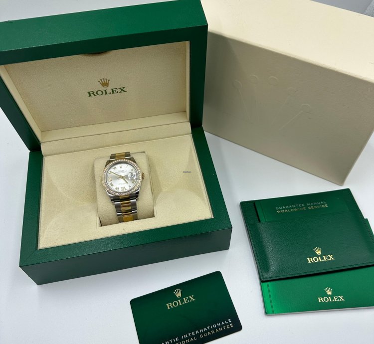 Rolex Datejust 36 126283rbr Silver Roman Oyster