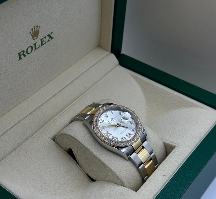 Rolex Datejust 36 126283rbr Silver Roman Oyster
