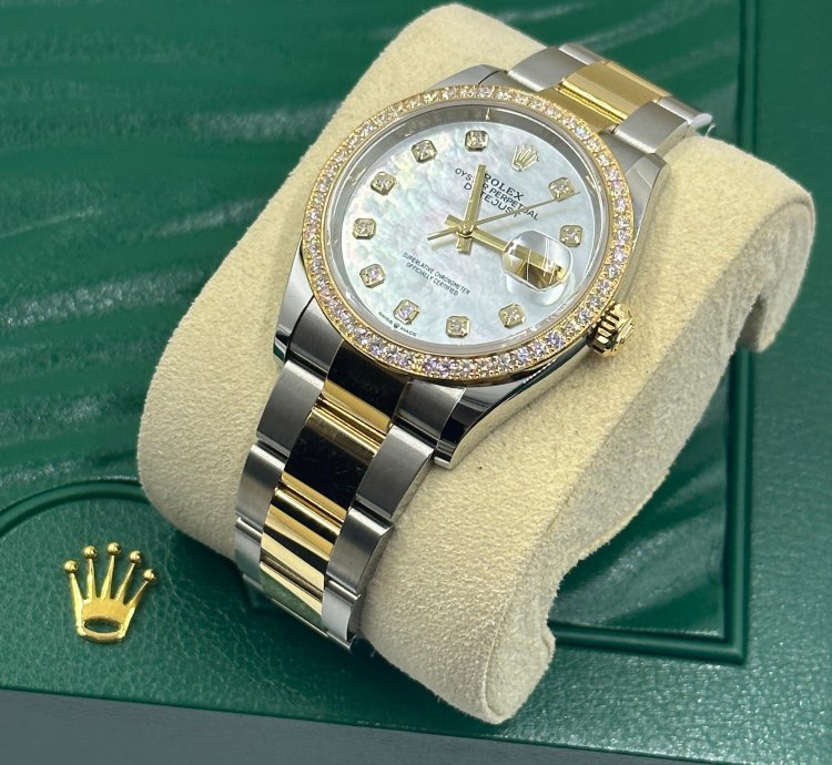 Rolex Datejust 36 126283rbrng Mother Of Pearl Oyster