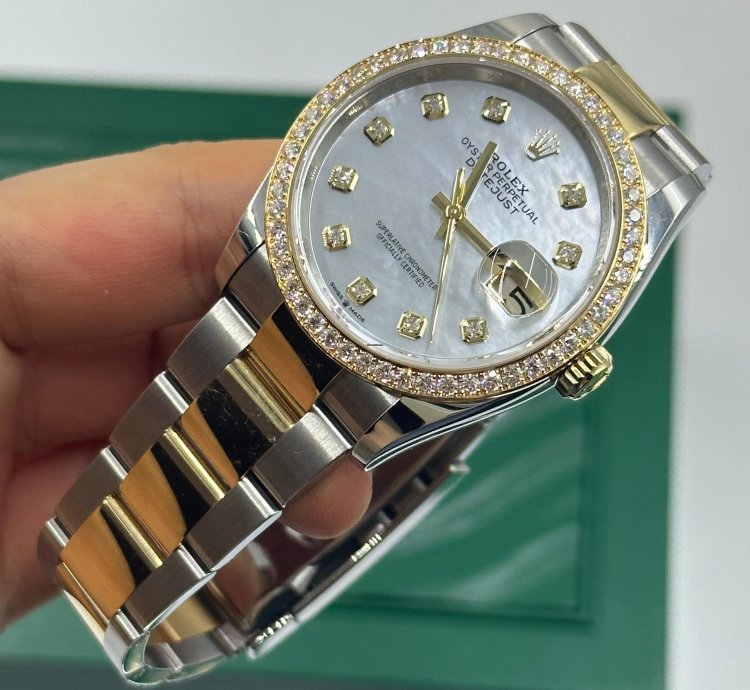 Rolex Datejust 36 126283rbrng Mother Of Pearl Oyster