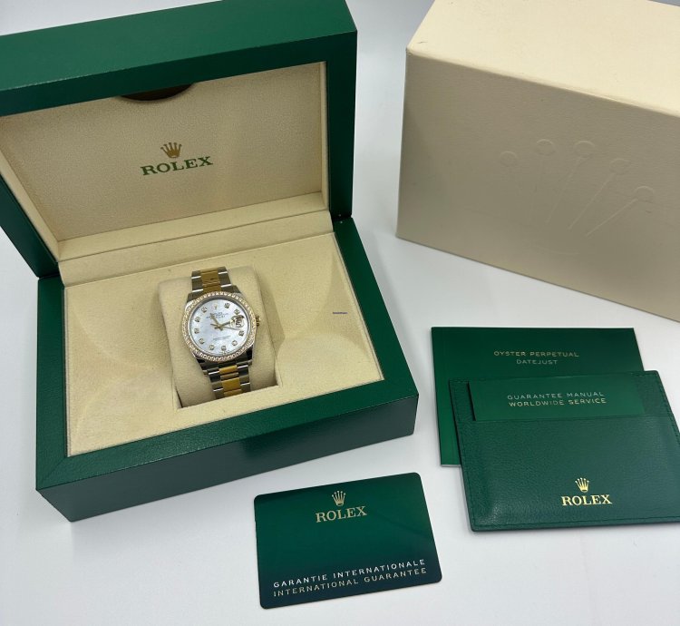 Rolex Datejust 36 126283rbrng Mother Of Pearl Oyster