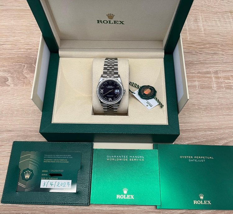 Rolex Datejust 36 126284rbr New Full-set