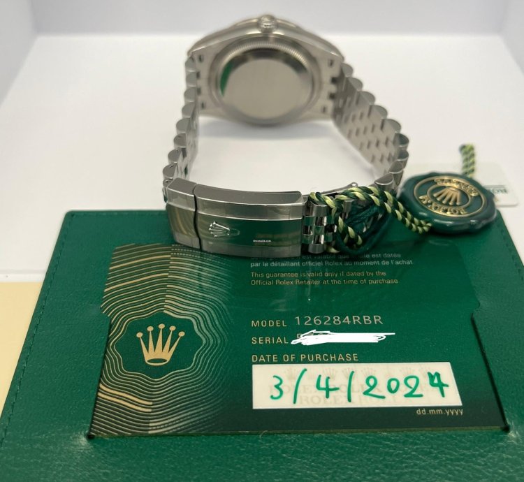Rolex Datejust 36 126284rbr New Full-set