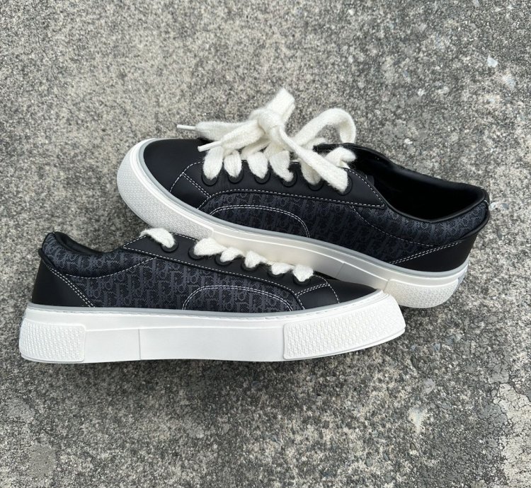 Dior B33 Sneaker Oblique Jacquard Print Black White