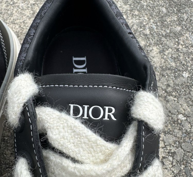 Dior B33 Sneaker Oblique Jacquard Print Black White