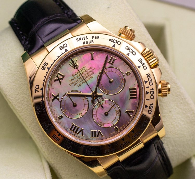 Rolex Daytona 116518 Tahiti Mop - Exceptional Quality Never Polished Like New - Full Set 2003