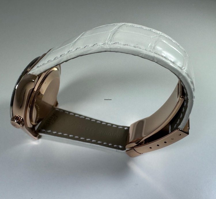 Rolex Datejust 36 18k Rotgold Mit Brillanten Individual Nr V724033 Ro480002-o7609 Vollgold Krokoarmband Mit Zertifikat Rotgold Faltschlie