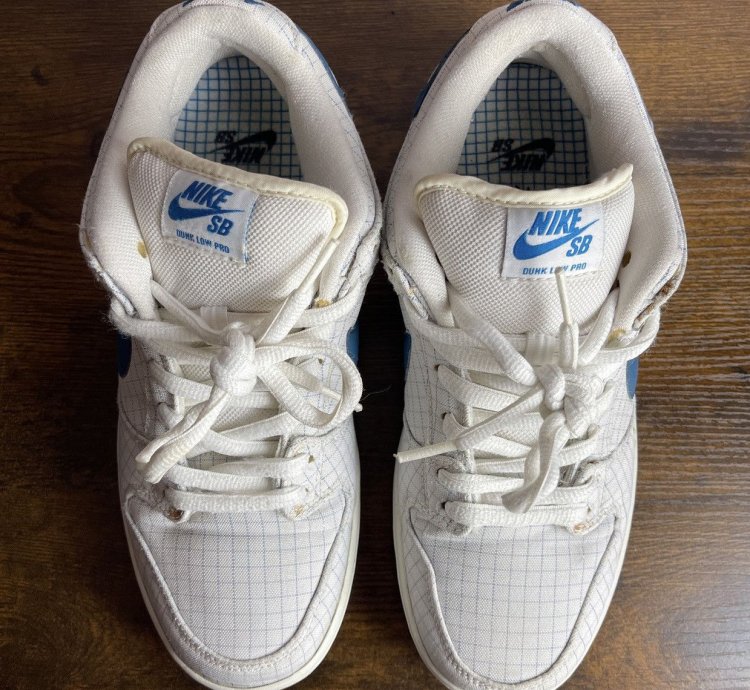 Nike Dunk Low Premium Sb White Brigade Blue Paper 313170-143