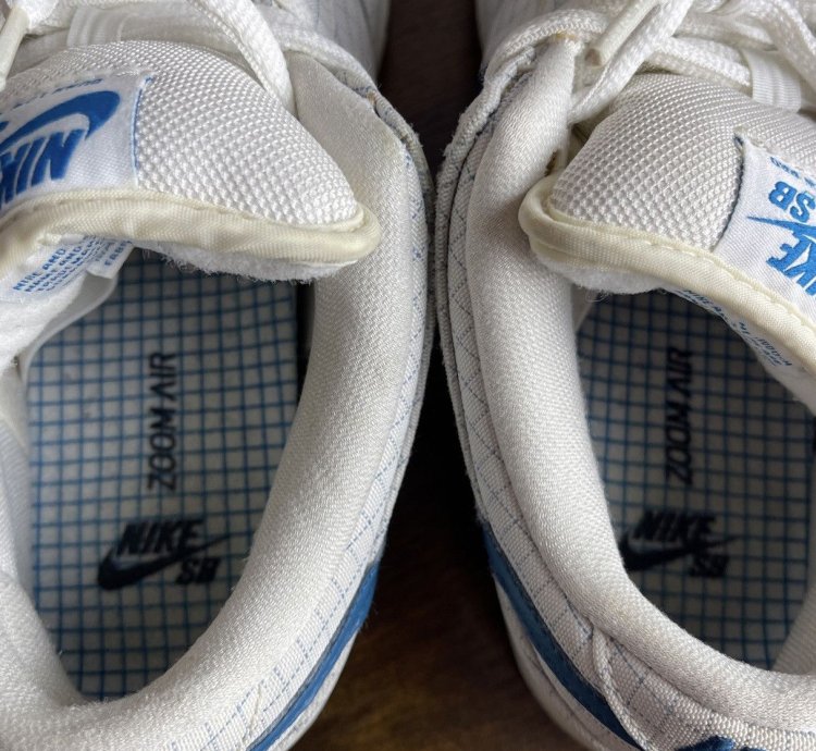 Nike Dunk Low Premium Sb White Brigade Blue Paper 313170-143