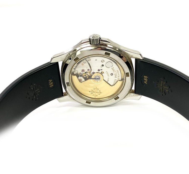 Patek Philippe Aquanaut 5066a-001 Stainless Steel Black Dial Black Rubber Strap