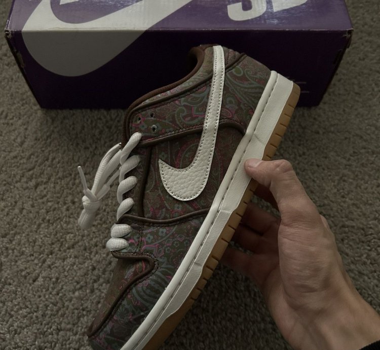 Nike Dunk Low Pro Premium Sb Paisley Size 8
