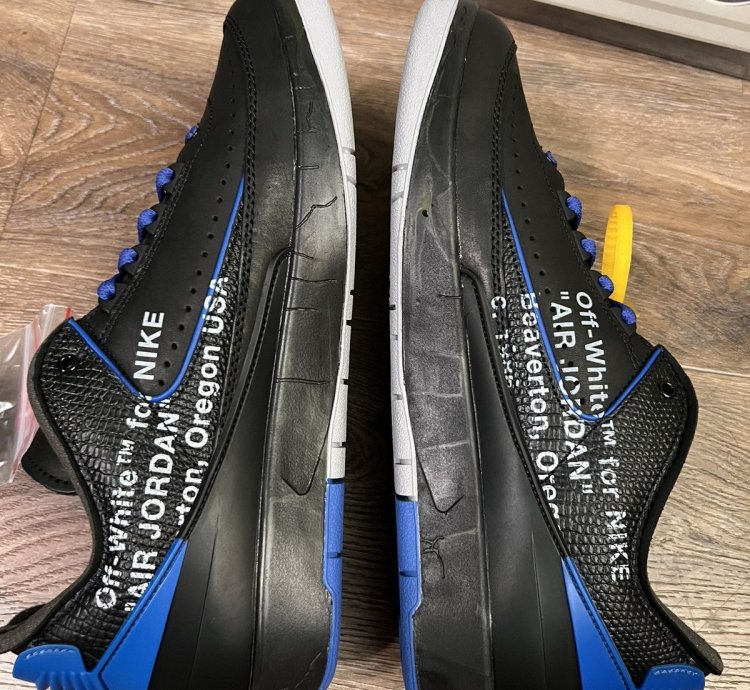 Off-white Air Jordan 2 Retro Low Black Sp Size 11 5