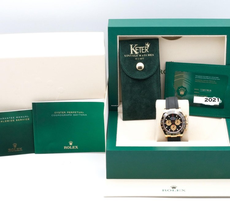 Rolex Daytona 116518ln - New 2021 - Full Set