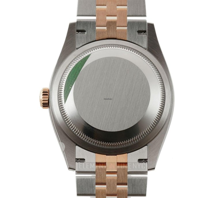Rolex Datejust 36 36mm Steel Everose Gold Diamond Bezel Rose Diamond Vi Ix Dial Jubilee