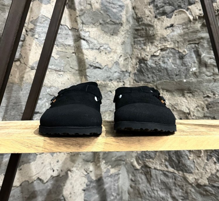 Dior Birkenstock 2022 Black Suede Tokio Mules Slippers