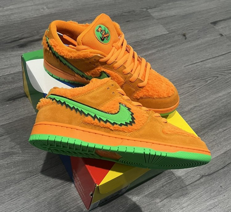Orange Grateful Dead Dunks Friends And Family