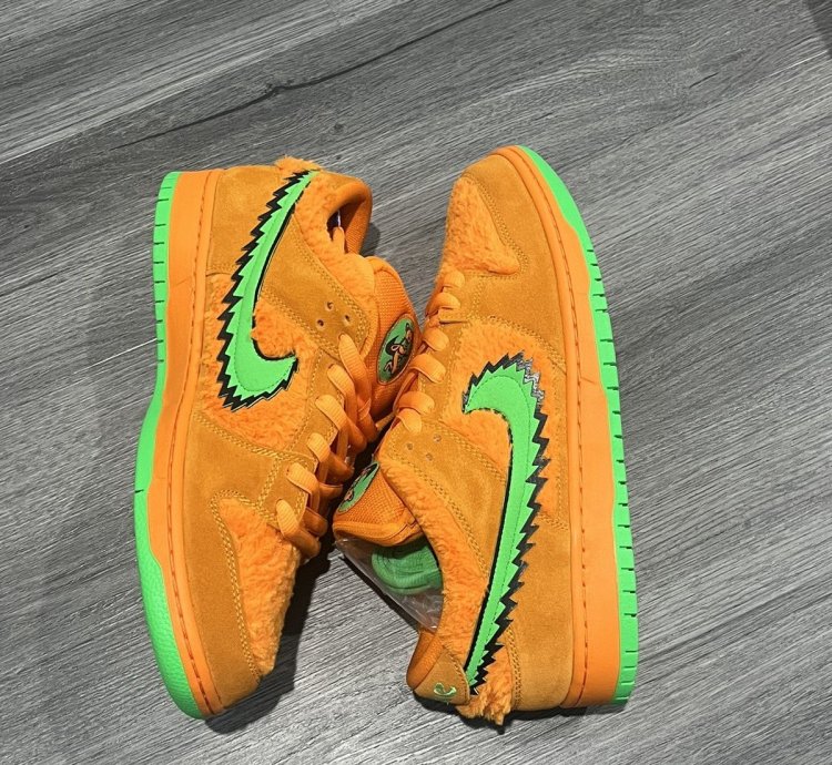 Orange Grateful Dead Dunks Friends And Family