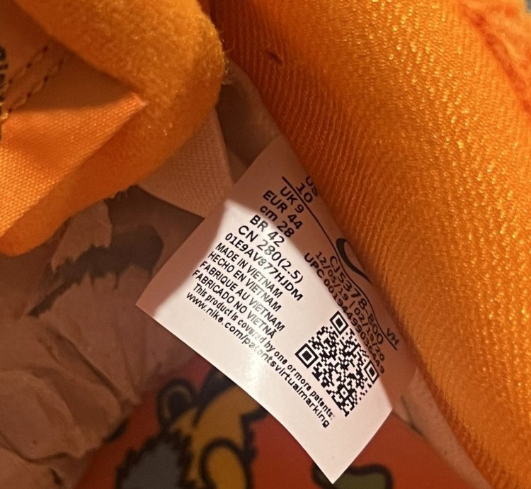 Orange Grateful Dead Dunks Friends And Family