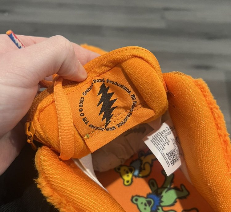 Orange Grateful Dead Dunks Friends And Family