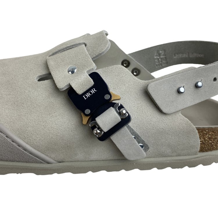 Dior Birkenstock Greige Tokio Mule
