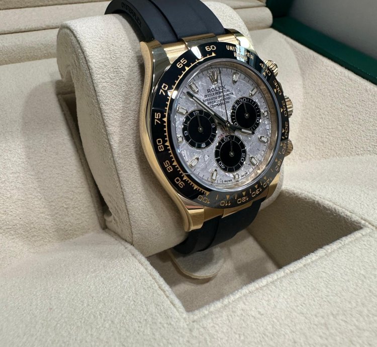 Rolex Daytona 116518ln Meteorite Dial Full Set Oyster Flex