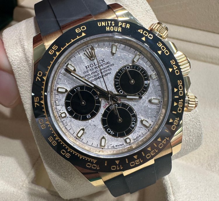 Rolex Daytona 116518ln Meteorite Dial Full Set Oyster Flex