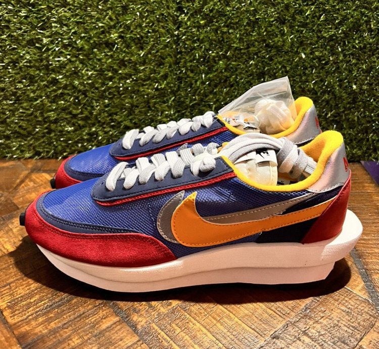 Sacai Ldwaffle Varsity Blue