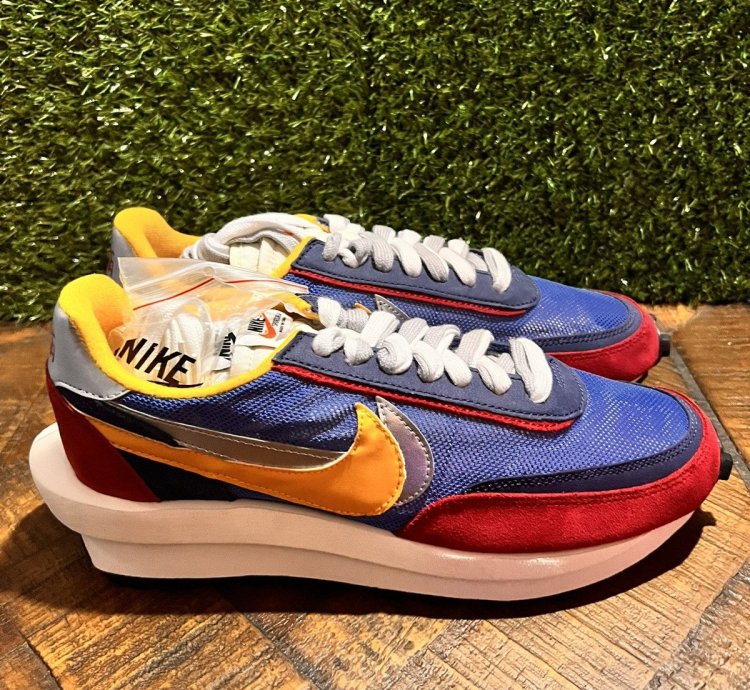 Sacai Ldwaffle Varsity Blue
