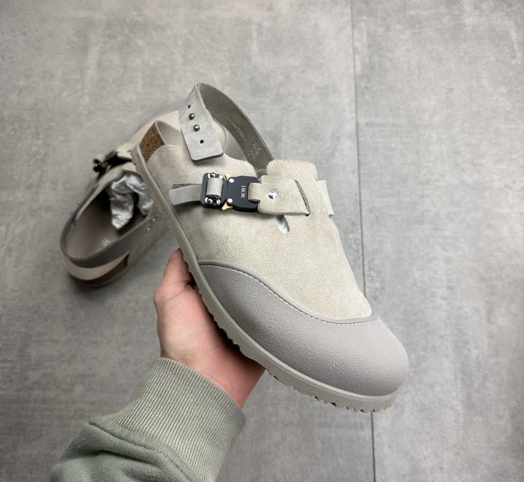 Dior Birkenstock Mule Tokio Grey Beige