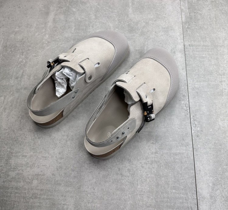 Dior Birkenstock Mule Tokio Grey Beige