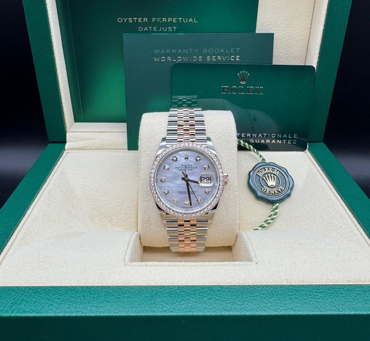 Rolex Datejust 36 Mop Diamond Dial Unworn