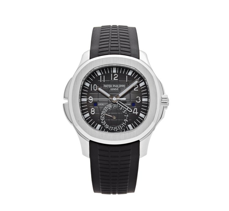 Patek Philippe Aquanaut 5164a-001 Travel Time Stainless Steel 2017