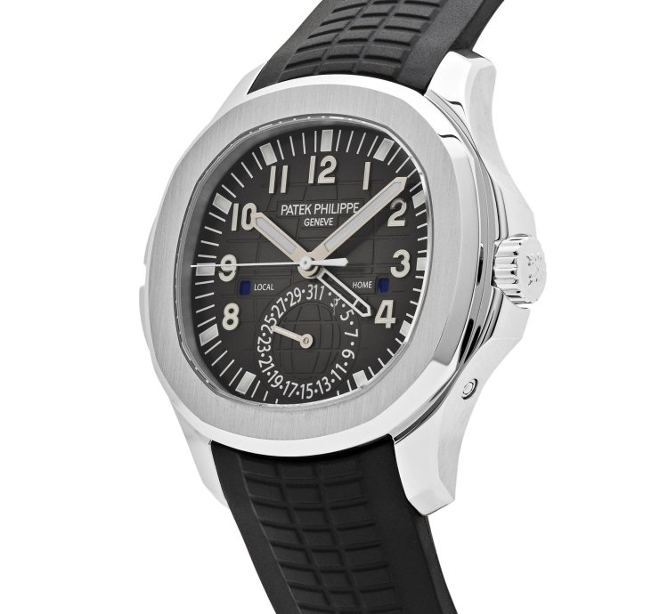 Patek Philippe Aquanaut 5164a-001 Travel Time Stainless Steel 2017