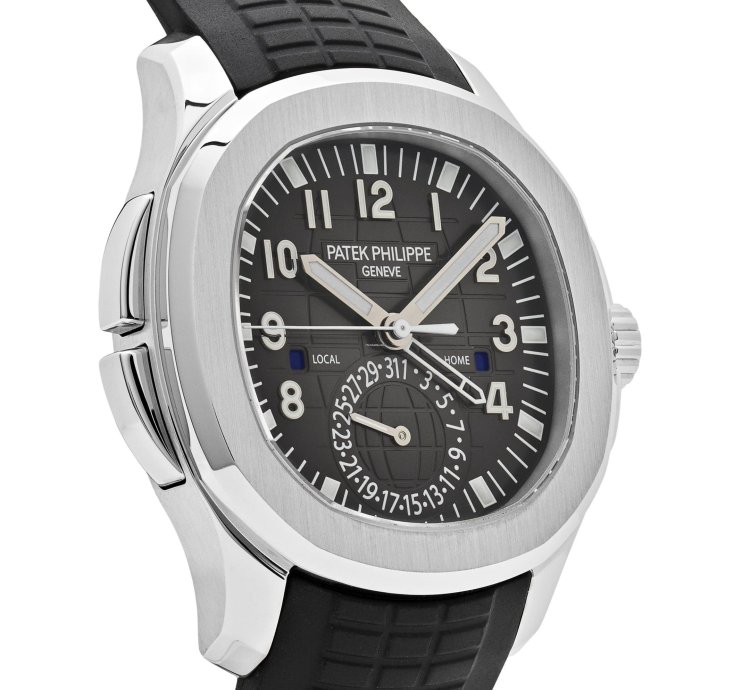 Patek Philippe Aquanaut 5164a-001 Travel Time Stainless Steel 2017