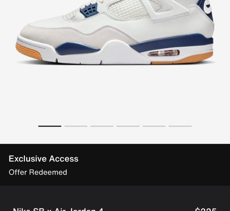Nike Sb Air Jordan 4 Navy
