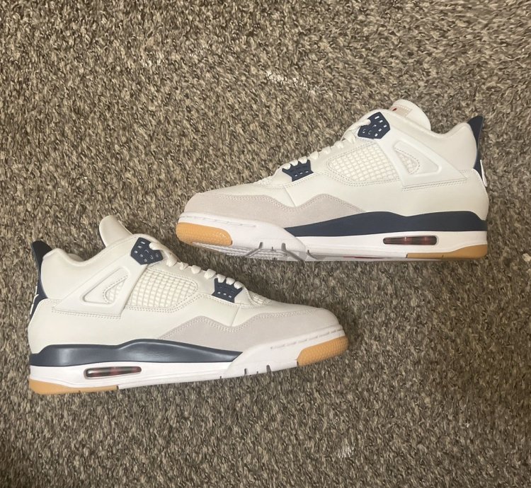 Nike Sb Air Jordan 4 Navy