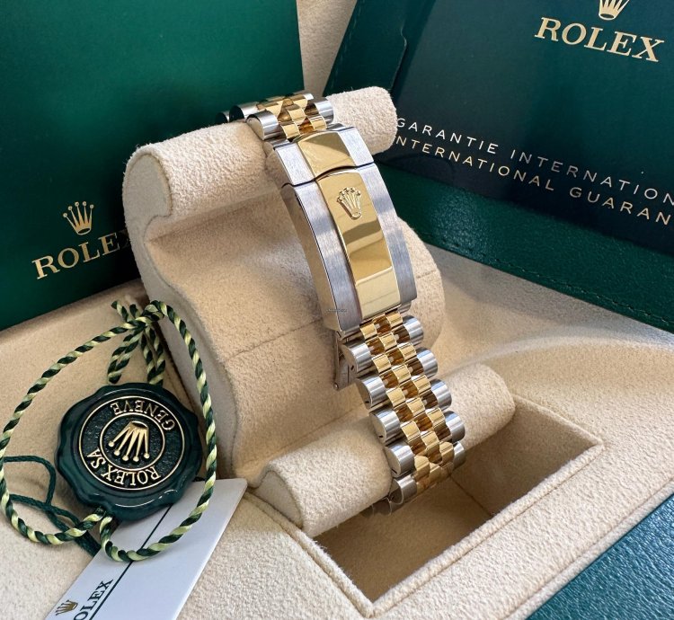 Rolex Datejust 36 New 2024 Green Roman Diamond Bezel Dial Jubilee Bracelet Two Tone Yellow