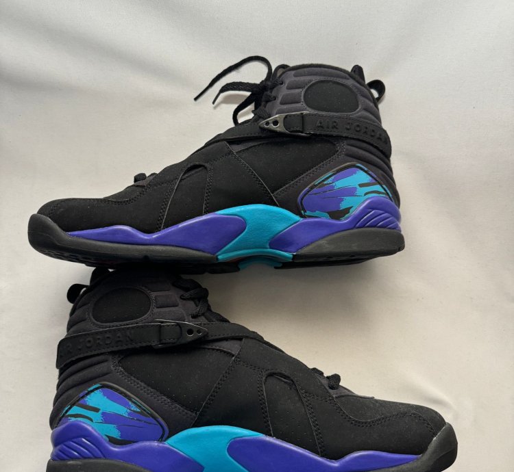 Size 10 5 - Nike Air Jordan 8 Retro Aqua 2007 Men Shoes