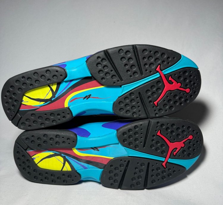 Size 10 5 - Nike Air Jordan 8 Retro Aqua 2007 Men Shoes