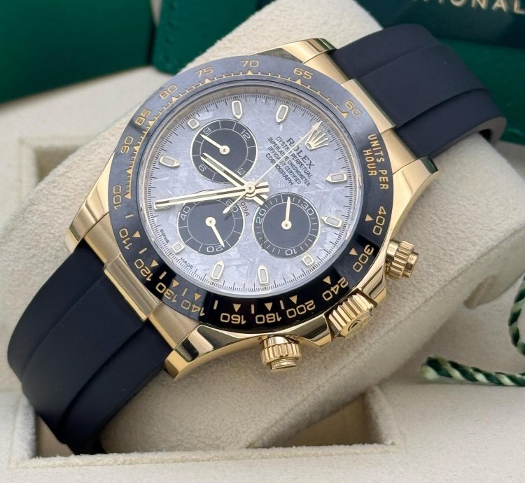 Rolex Daytona 116518ln Unworn Full Set Meteorite Discontinued