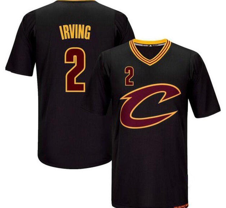 Cleveland Cavaliers Kyrie Irving Black Throwback Jersey