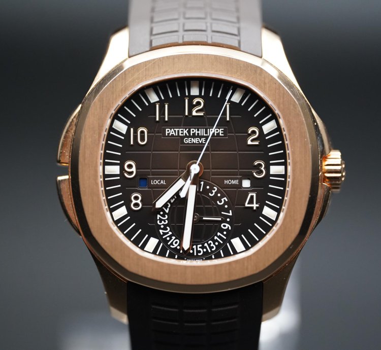 Patek Philippe Aquanaut 5164r Travel Time Rose Gold Fullkit