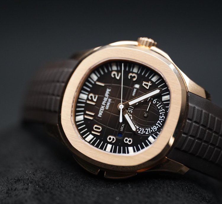 Patek Philippe Aquanaut 5164r Travel Time Rose Gold Fullkit